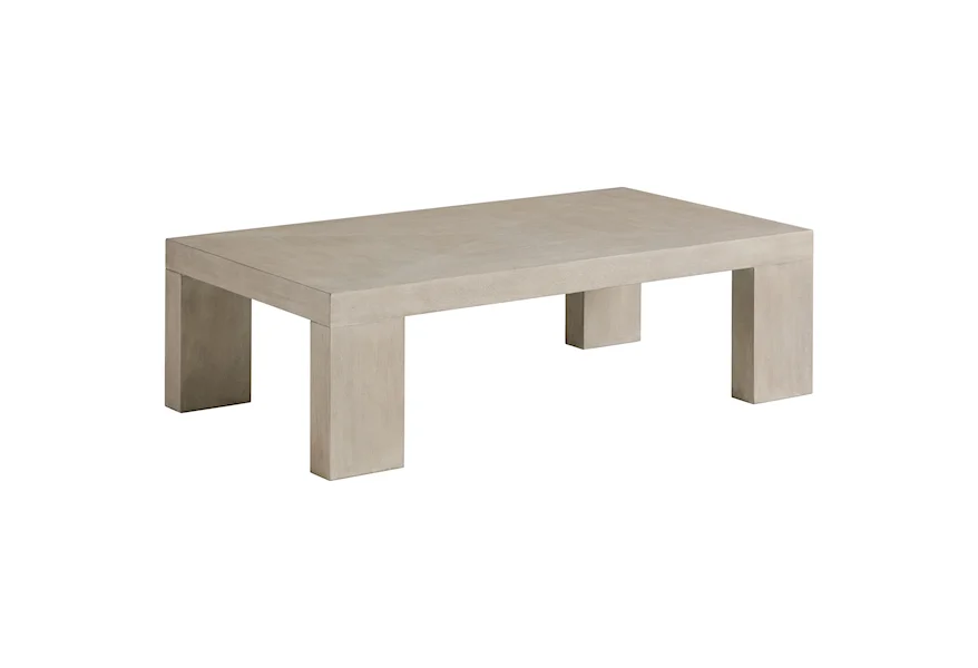 Malibu Surfrider Cocktail Table by Barclay Butera at Esprit Decor Home Furnishings